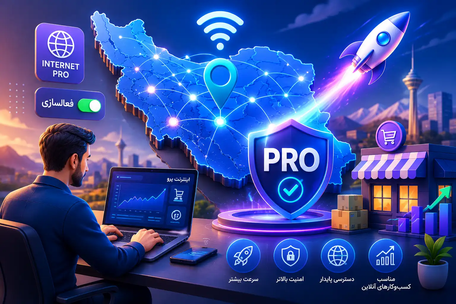 شرایط اینترنت پرو برای کسب و کار ها